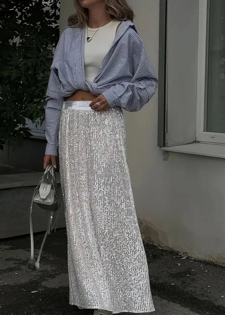 Claudia Sequin Skirt