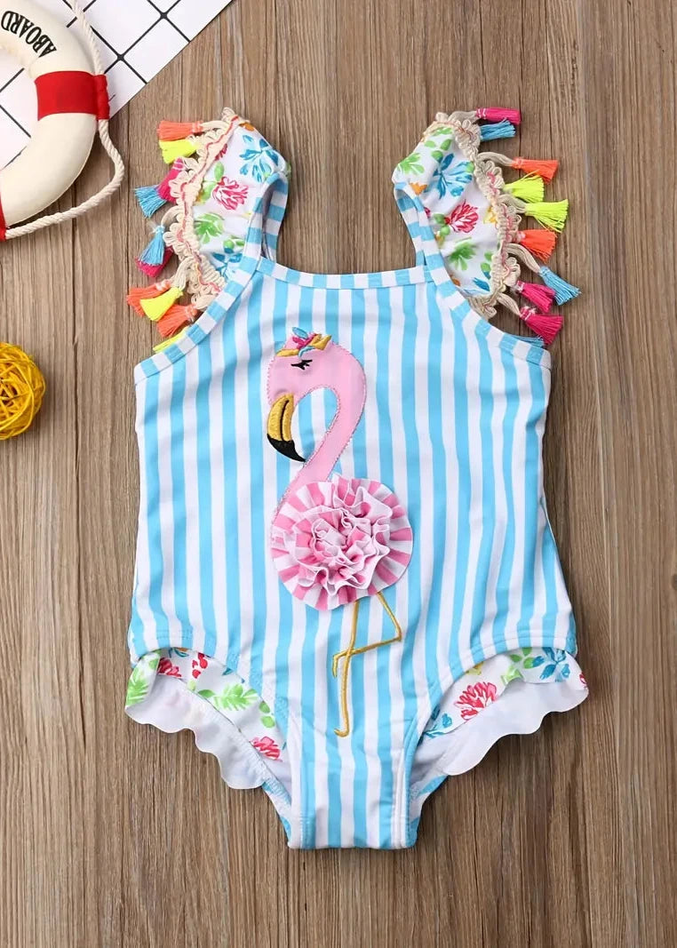 Flamingo one piece bathing suit online