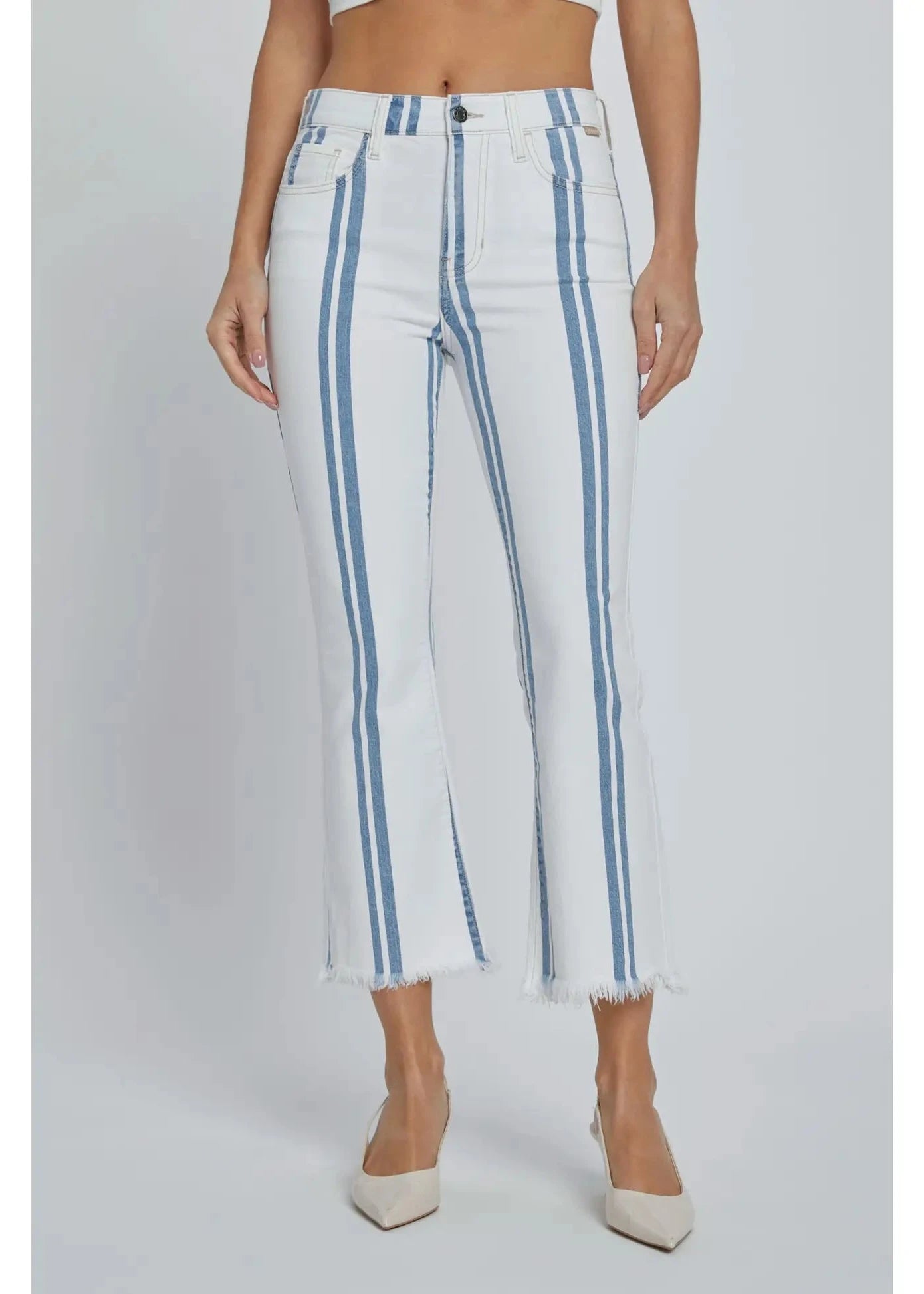 Saylor Crop Flare Jeans