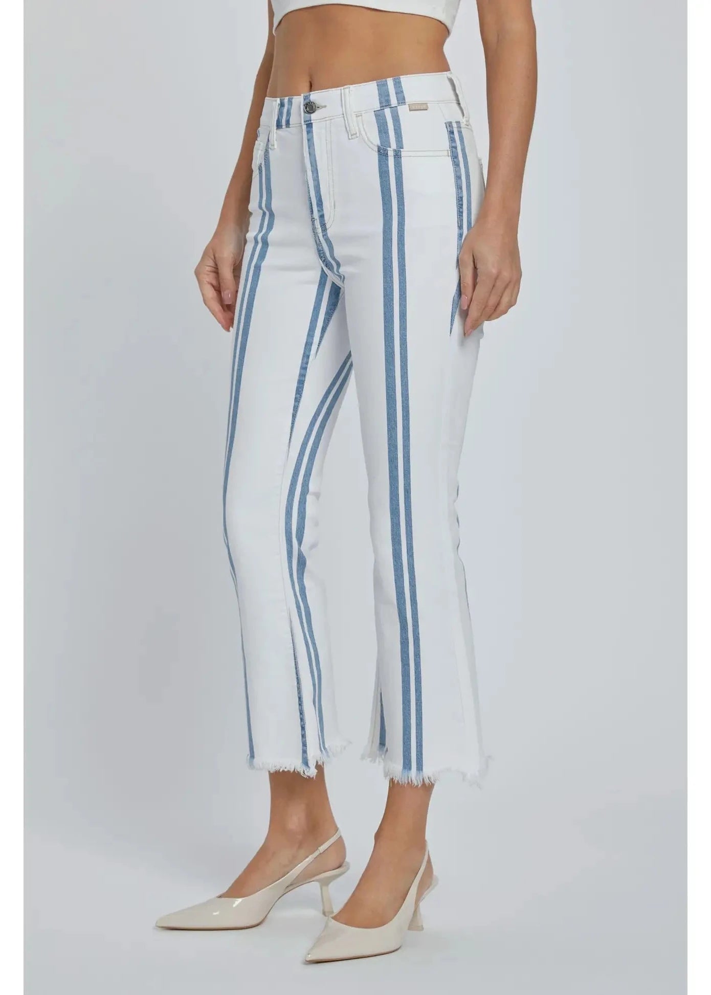 Saylor Crop Flare Jeans