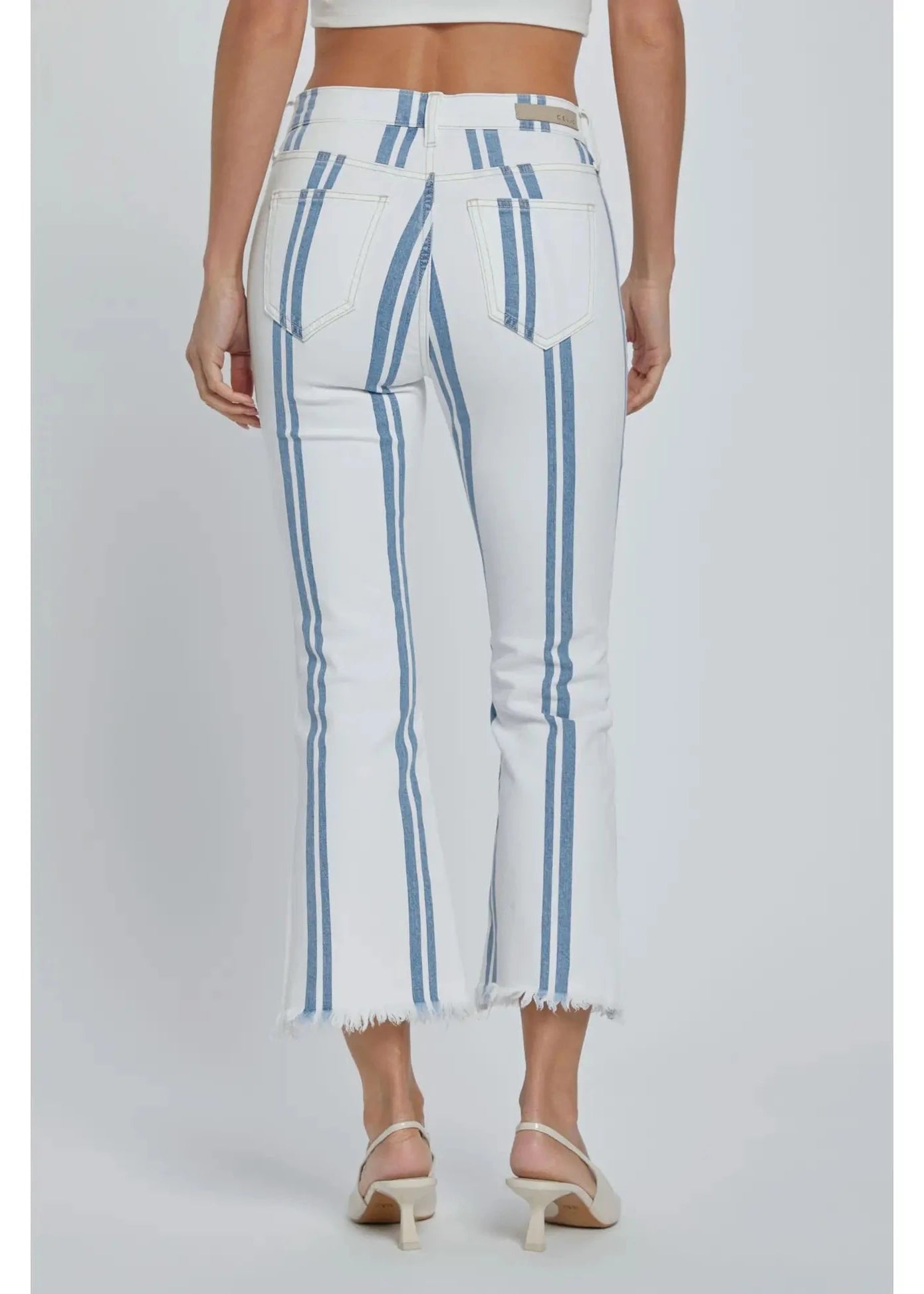 Saylor Crop Flare Jeans