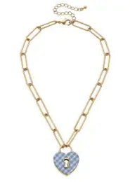 Monclér Gingham Necklace