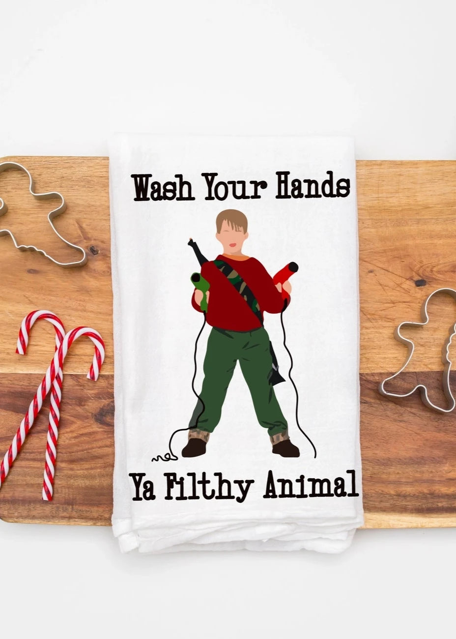 Filthy Animal Tea Towel
