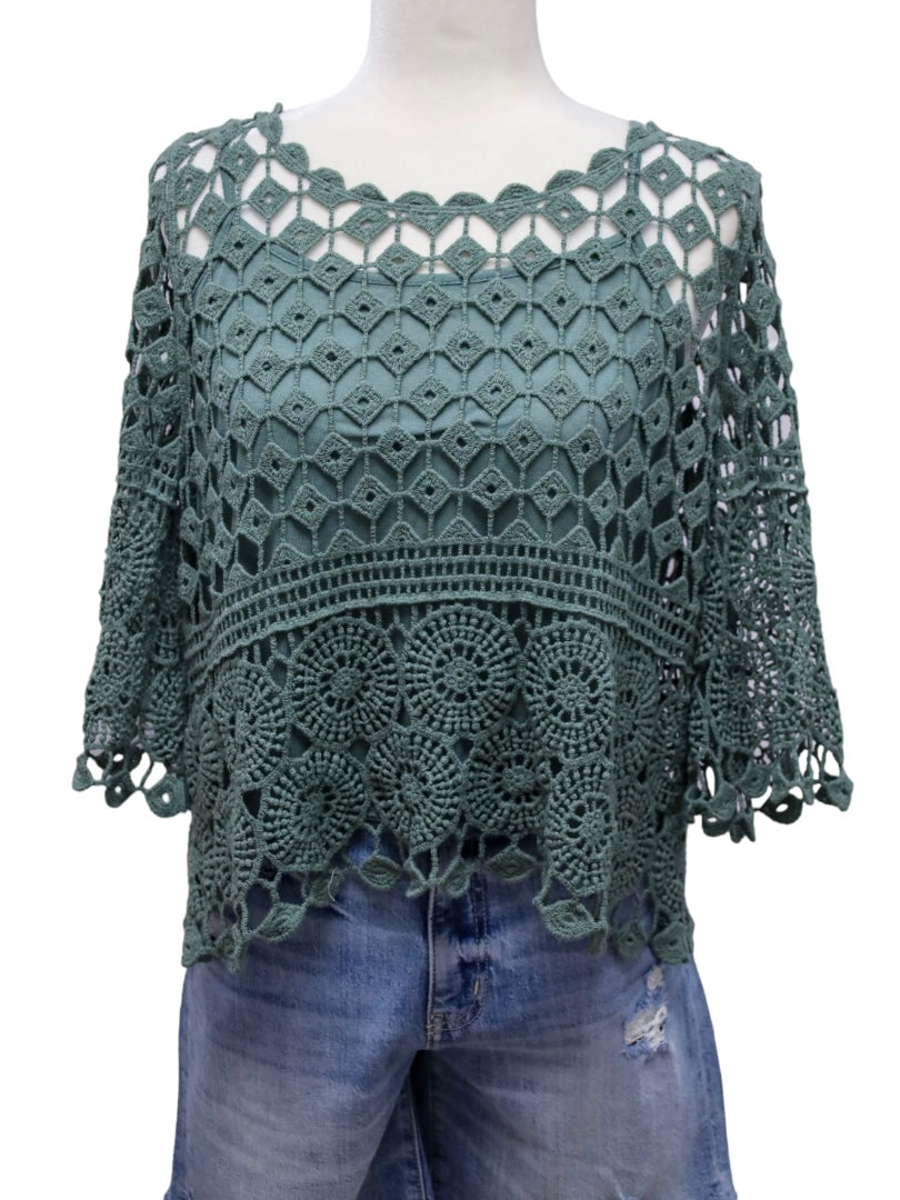 Cara Crochet Tops