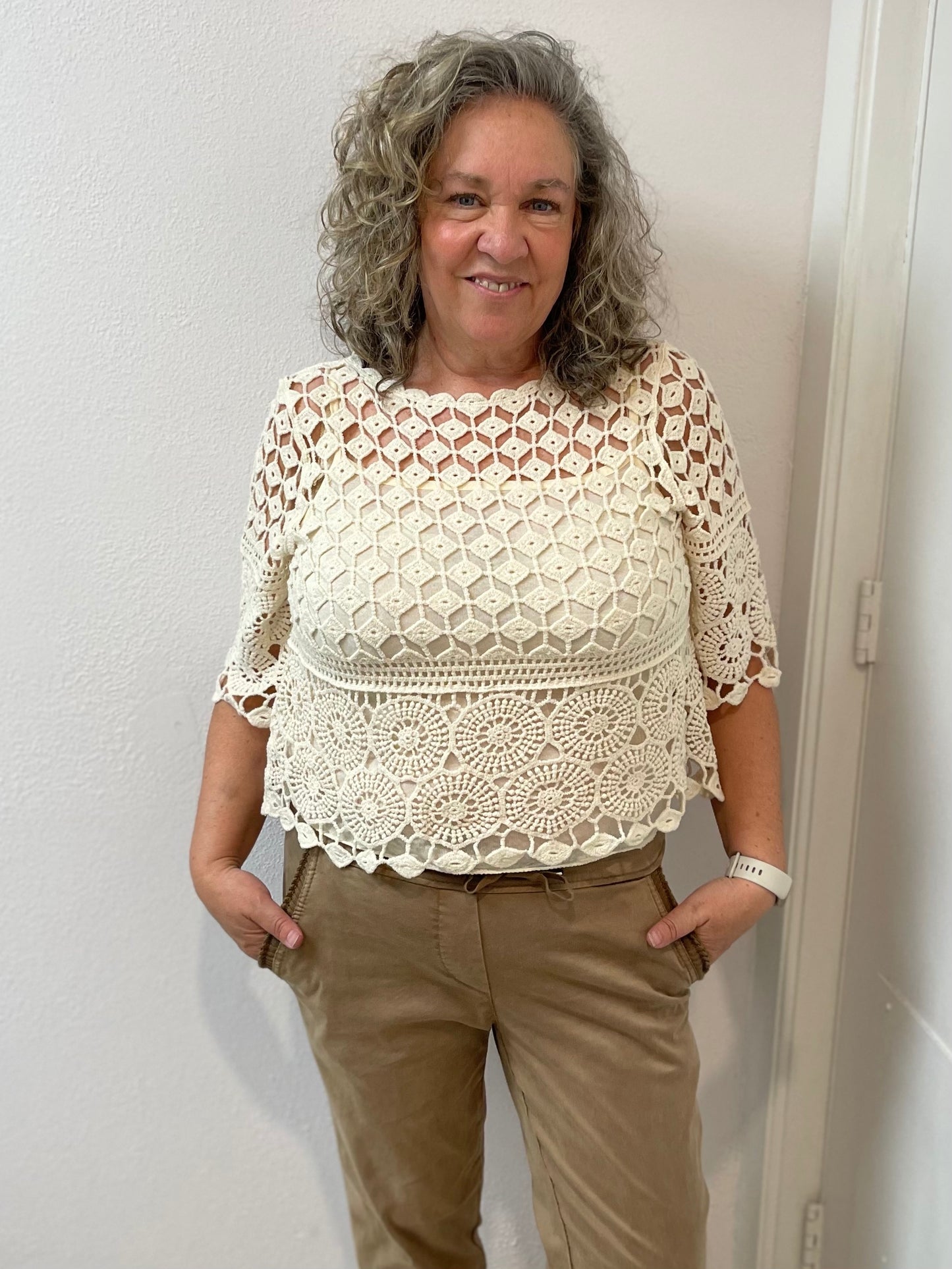 Cara Crochet Tops