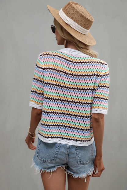 Cass Crochet Sweater