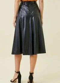 Luna Leather Skirt