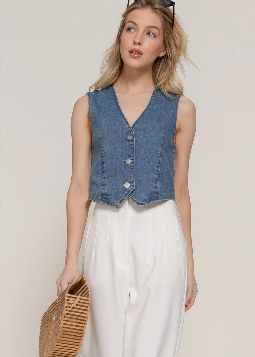 Dallas Denim Vest