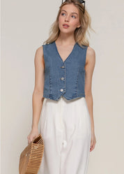 Dallas Denim Vest