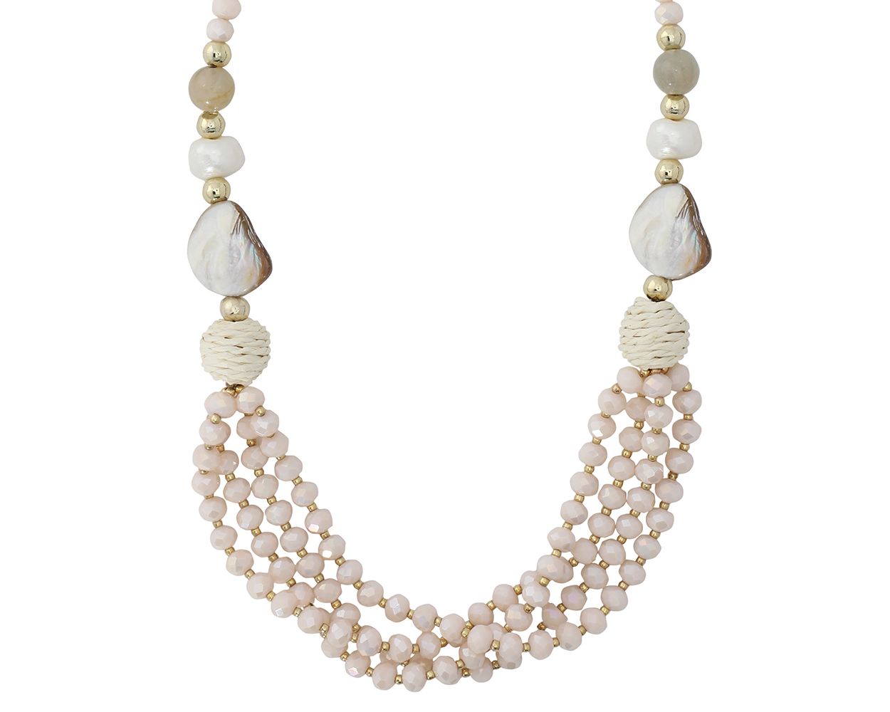 Faceted Beads Necklaces