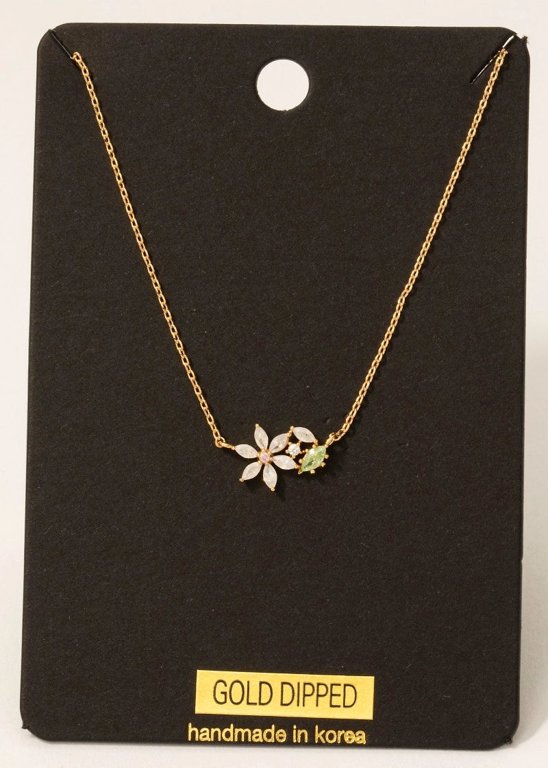 Flower Pendant Necklace