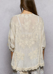 Fable Floral Crochet Blouse