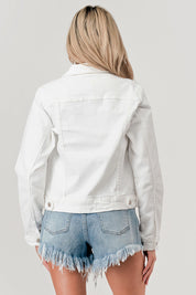 White Denim Jacket