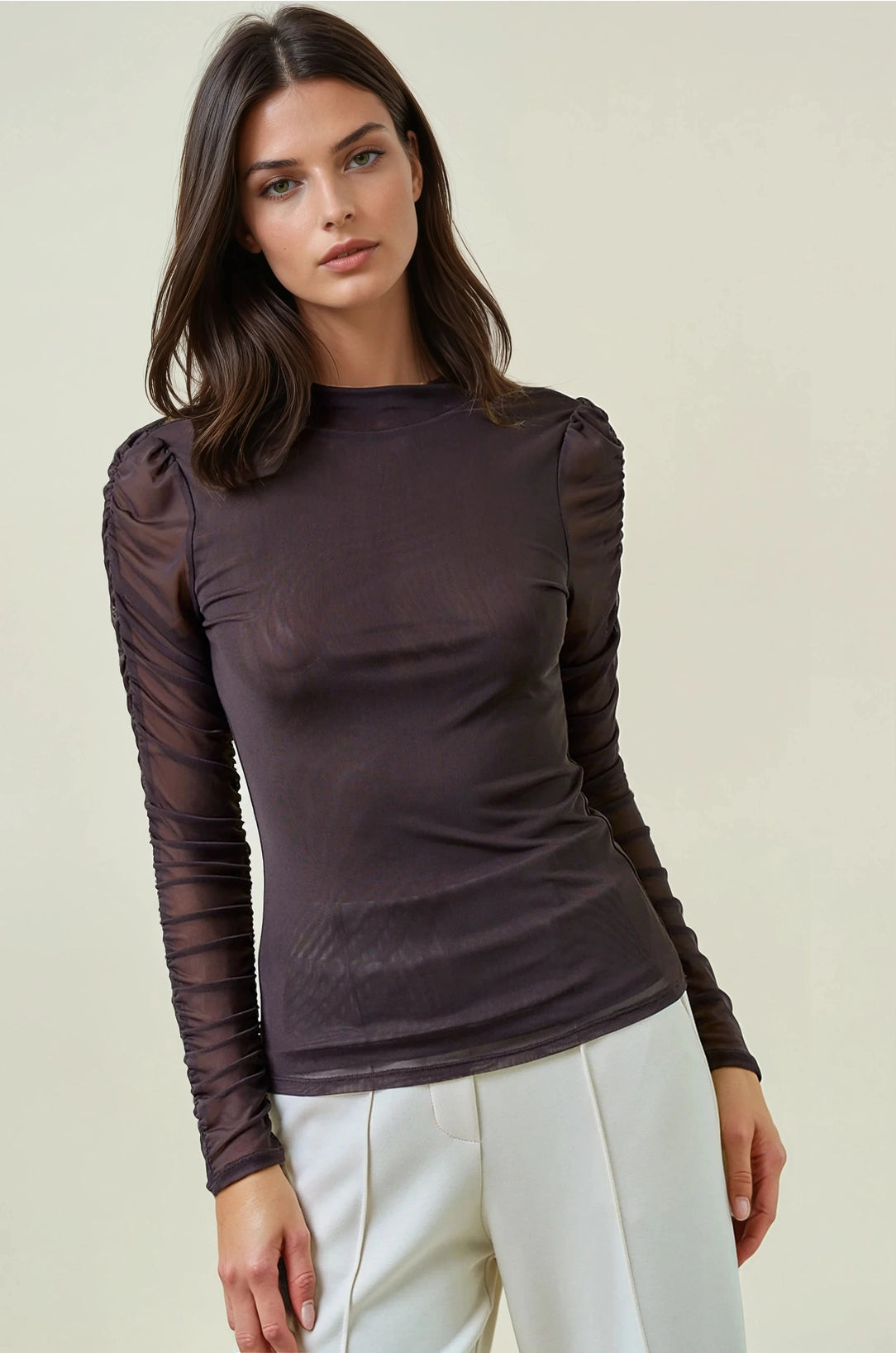 Semi-Sheer Top