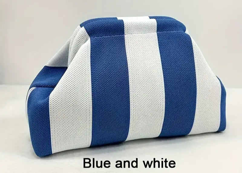 Dory Striped Clutch