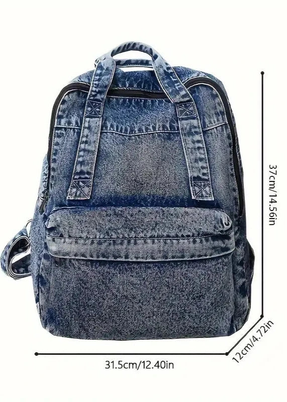 Denim Backpack