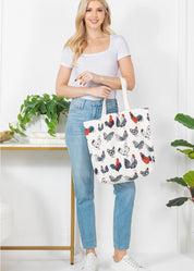 Chicken Canvas Tote