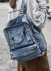 Denim Backpack