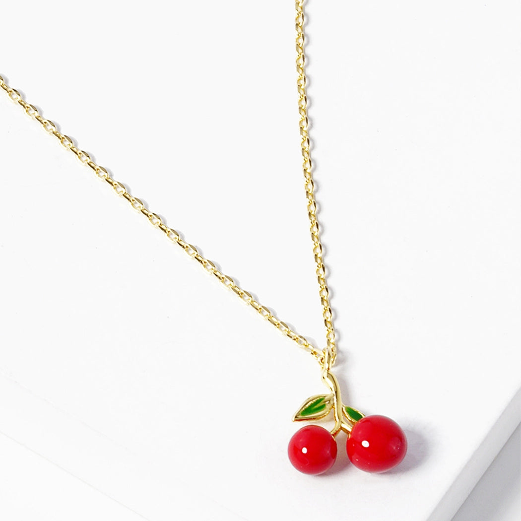 Cherry Pendant Necklace