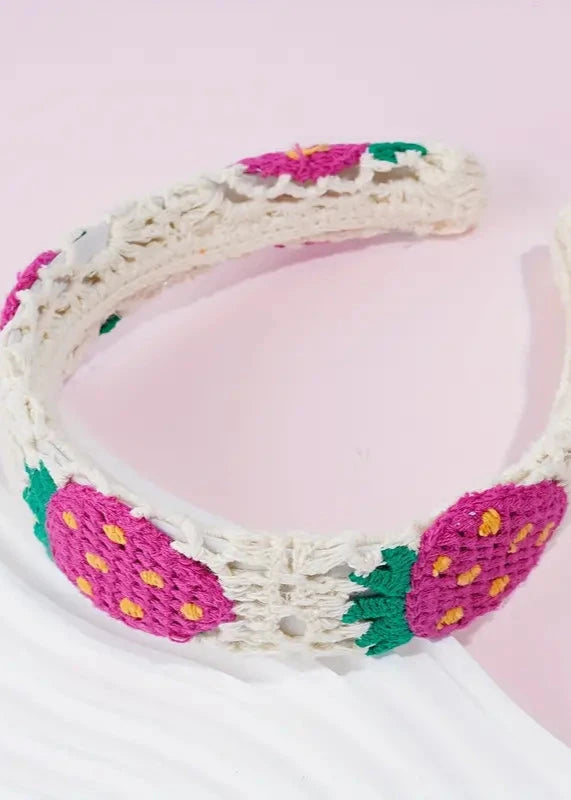 Knit Cochet Headband