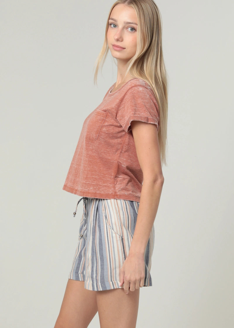 Sally Striped Shorts