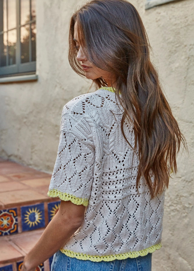 Chole Crochet Sweater
