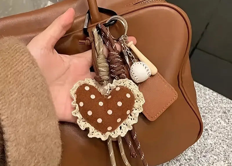 Heart Bag Charms