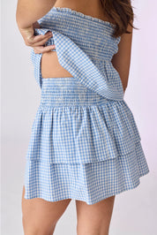 Willow Gingham Top & Skirt