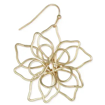 Wire Flopwer Earring