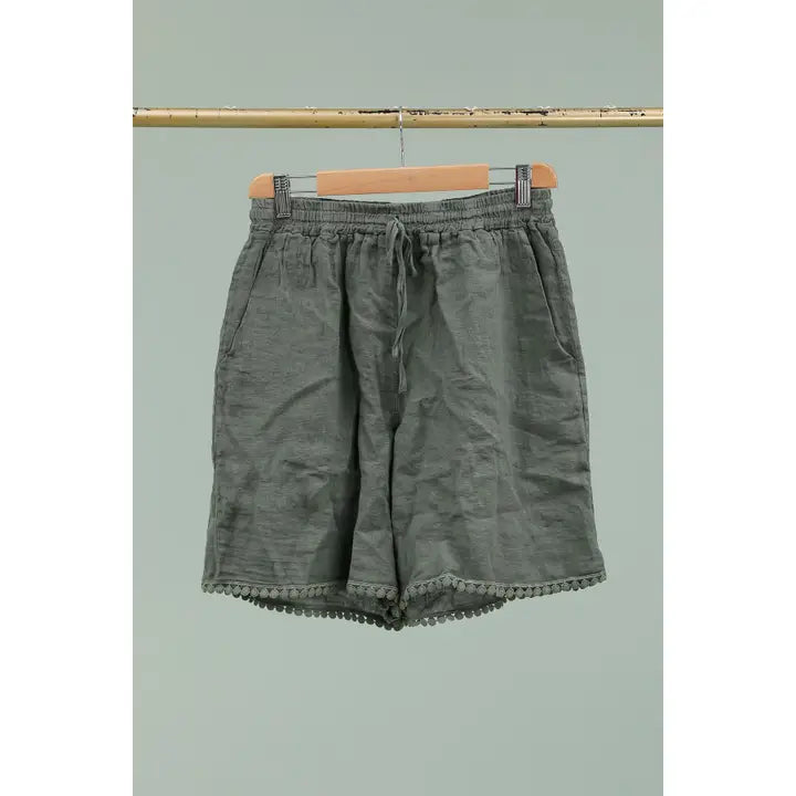 Linen Bermuda Shorts