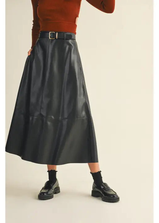 Beck Belted Skirt