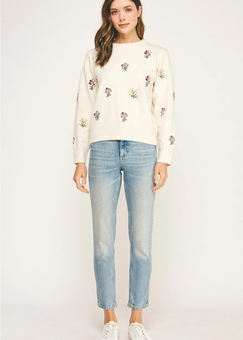Fae Floral Sweater