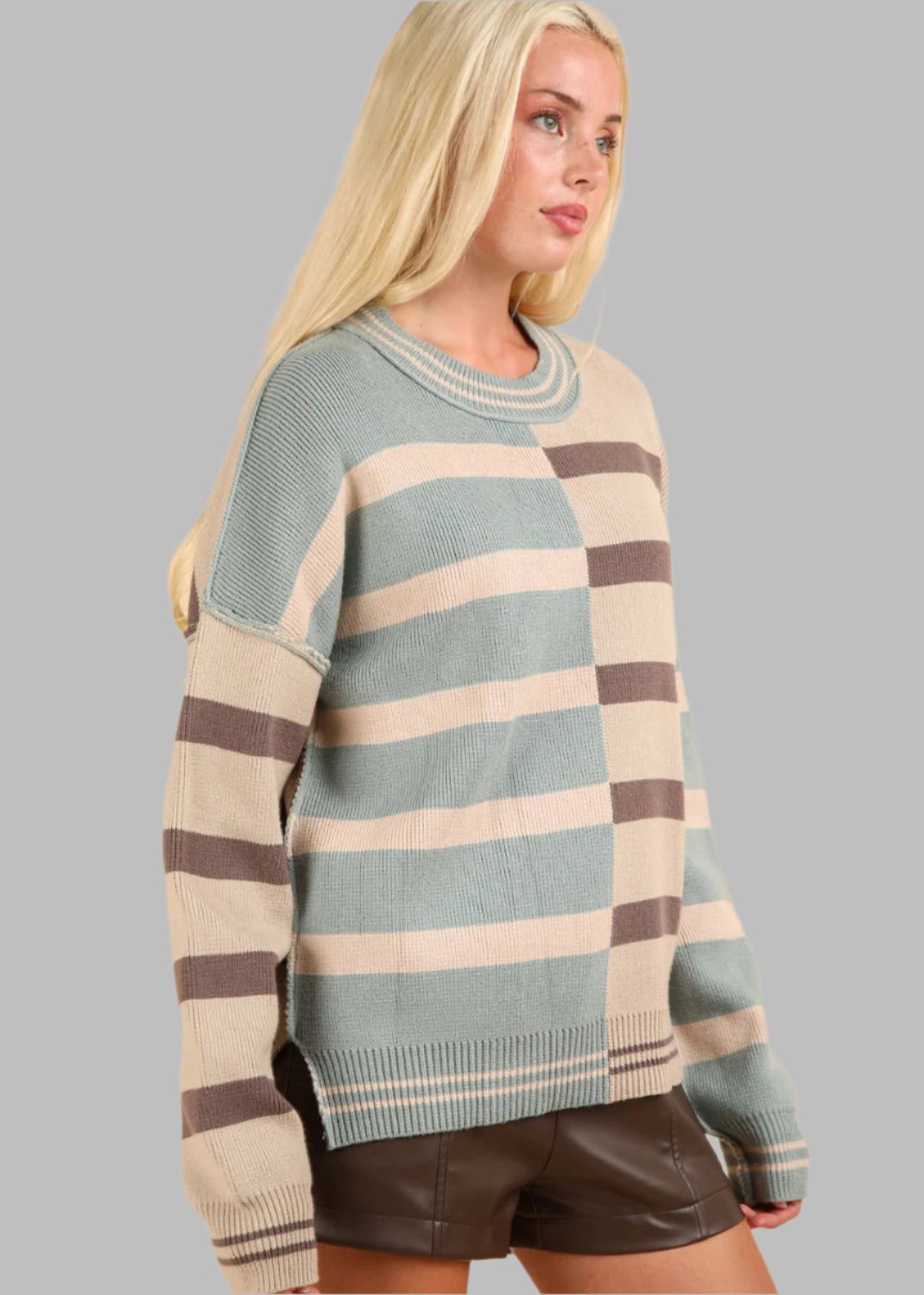 Charley Color Block Sweater