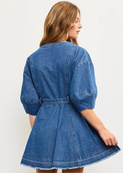 Halfway There Denim Dress