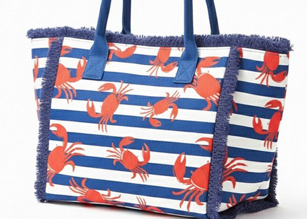 Crab Fringe Tote