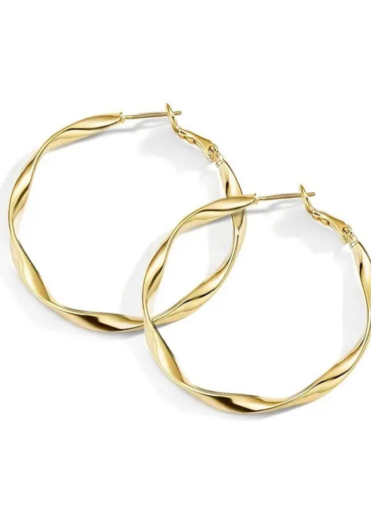 Wavy Hoop Earring