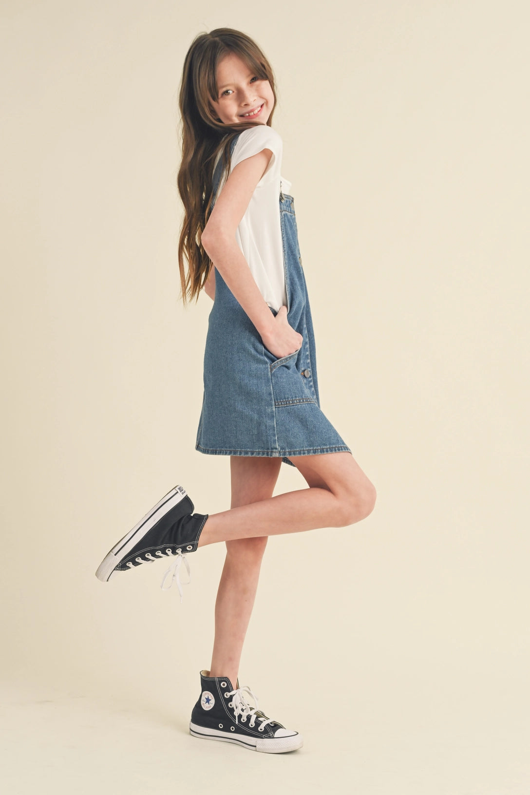 Dani Denim Dress-Tween