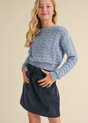 Winna Wavy Sweater-Tween