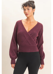 Wylie Wrap Sweater