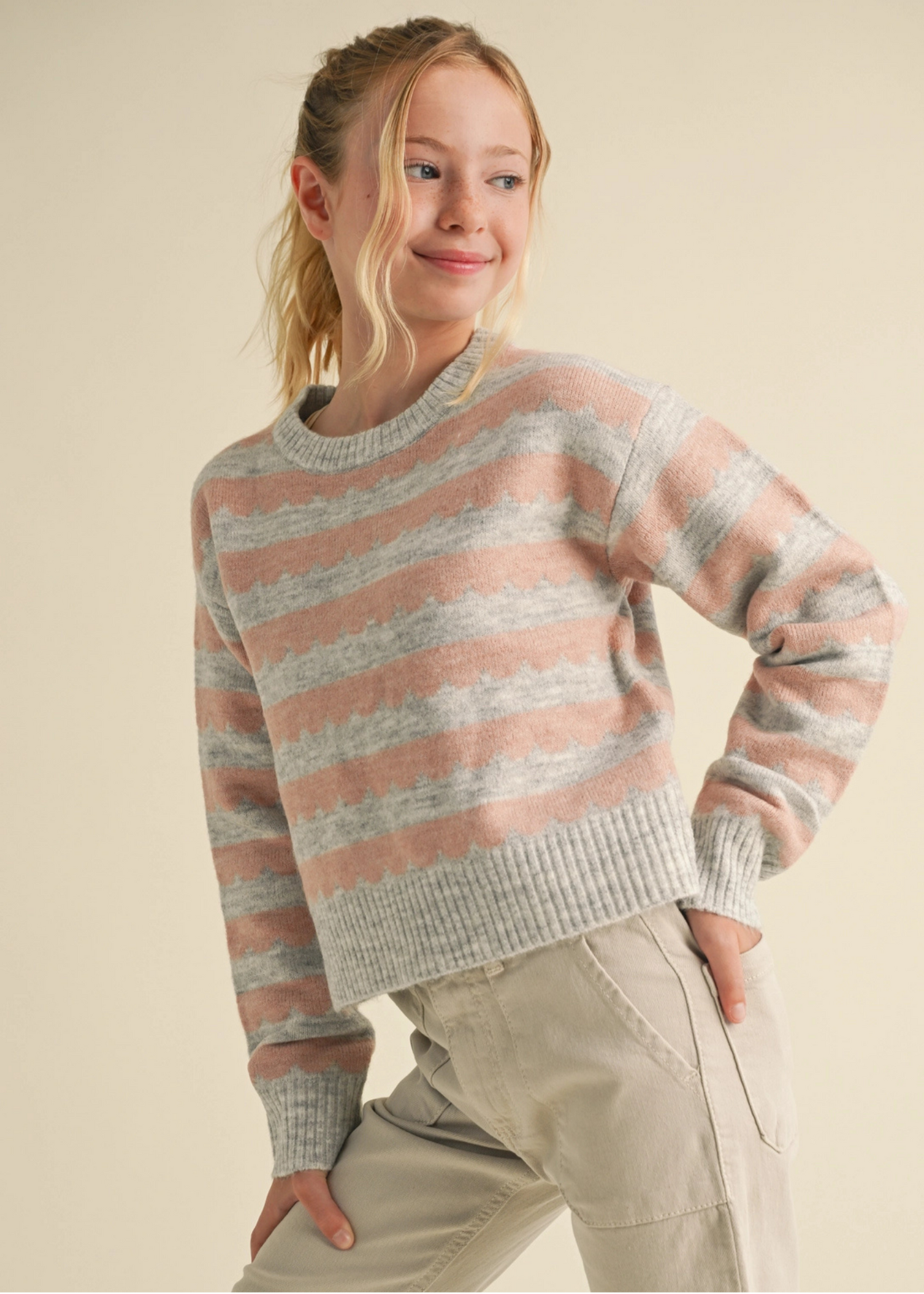 Cleo Crewneck Sweater-Tween