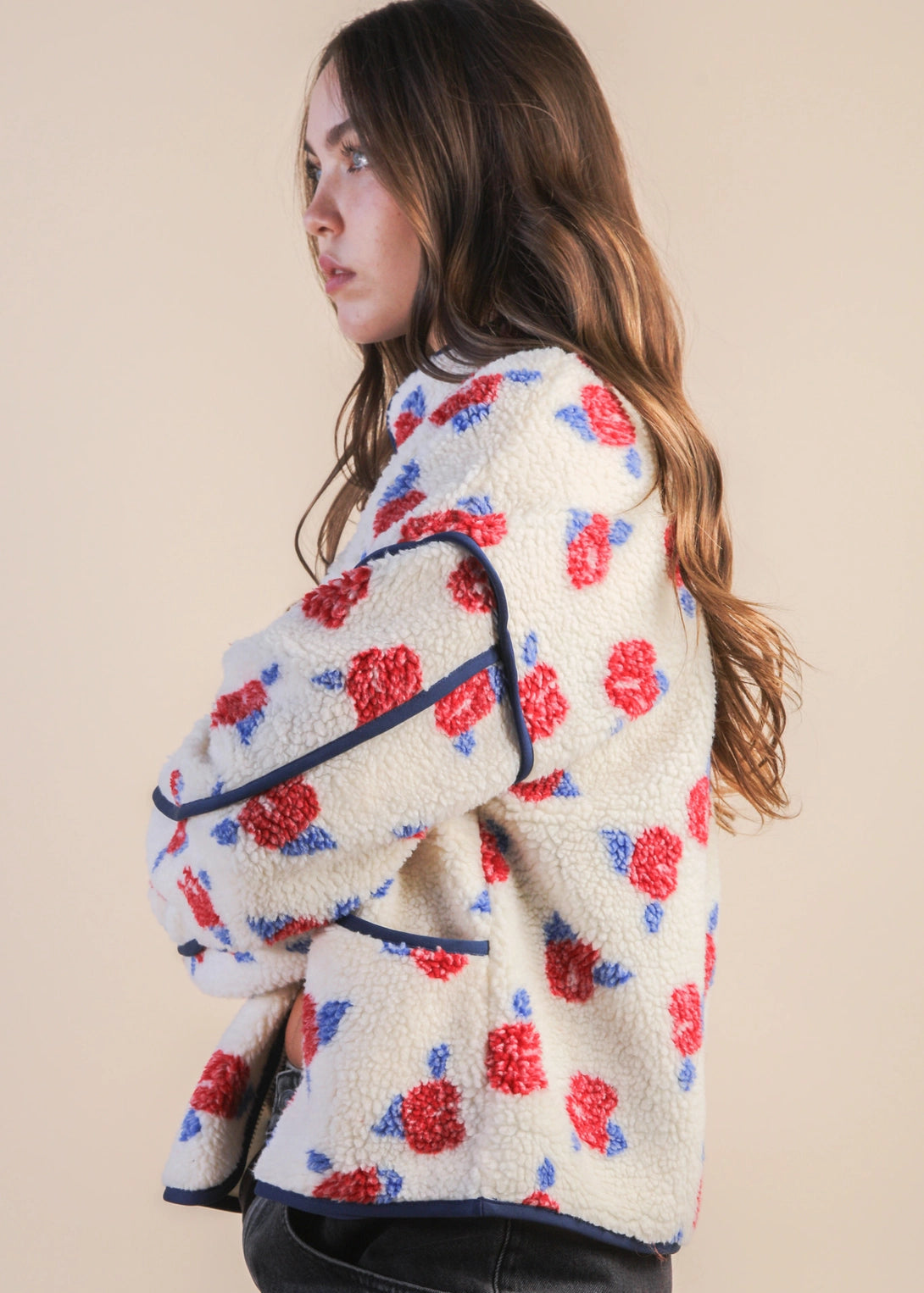 Fae Floral Fleece Jacket