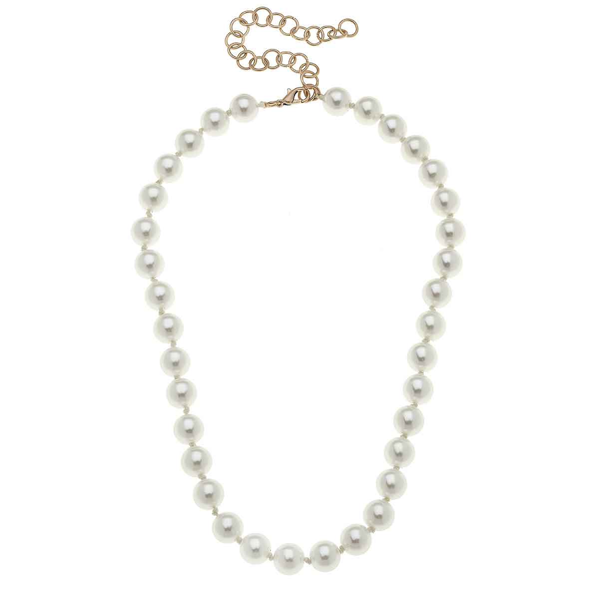 Chloe Beaded Pearl Necklace
