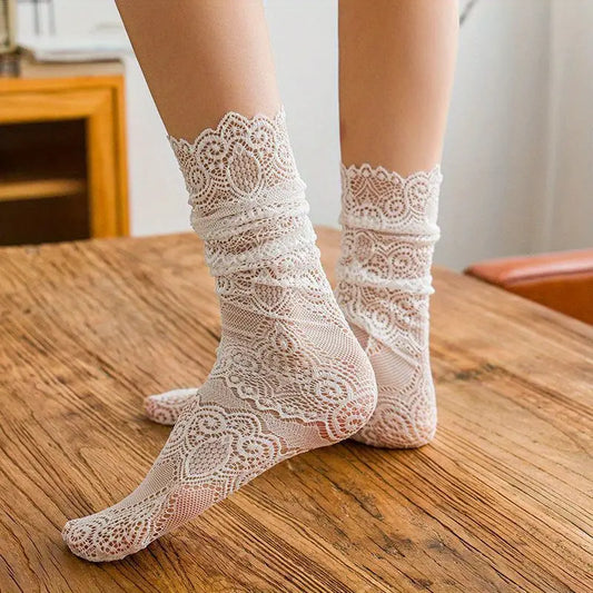 Floral Lace Socks