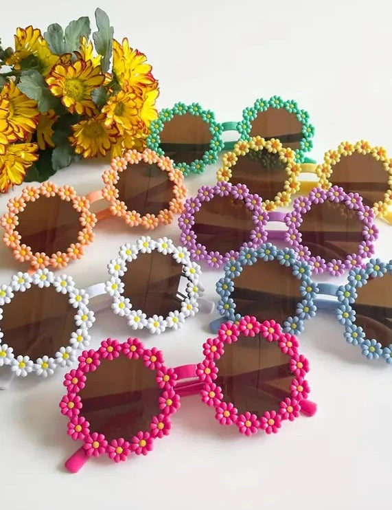 Flower Round Glasses