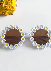 Flower Round Glasses