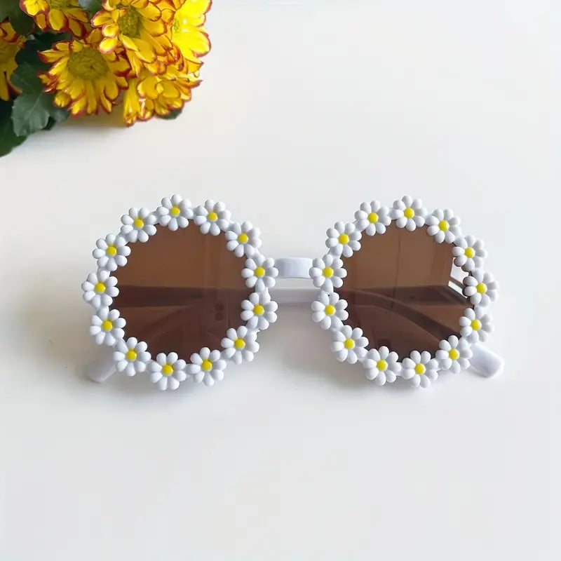 Flower Round Glasses