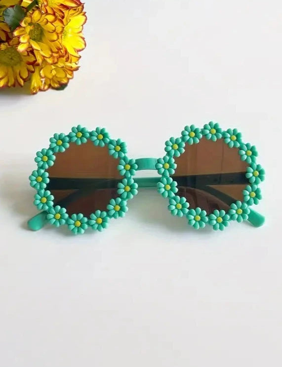 Flower Round Glasses