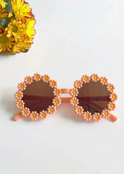 Flower Round Glasses