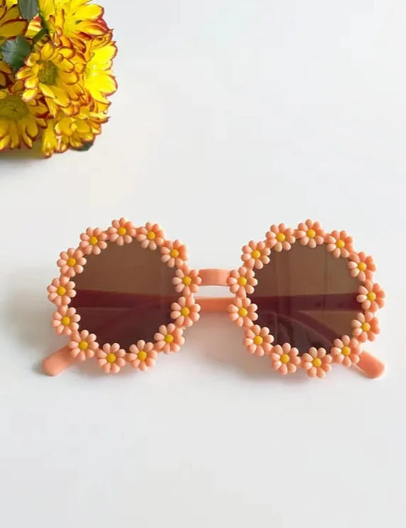 Flower Round Glasses