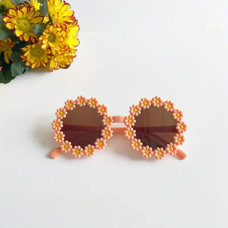 Flower Round Glasses